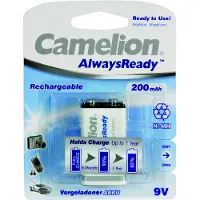 Camelion Blok batterij - 9 V - 200 mAh - Oplaadbaar -