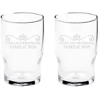 Yoursurprise Waterglas graveren (2 stuks)
