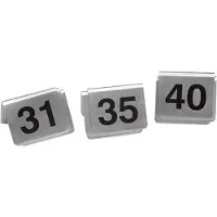 HorecaTraders 1 x tafelnummers set 31-40