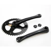 Cortina crankstel 42t 3/32 alu zwart