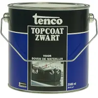 Tenco Topcoat - Zwart - 2,5 l
