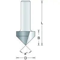 Rvstools V-Groeffrees 67-8 12,7mm 60gr Hm As 8mm