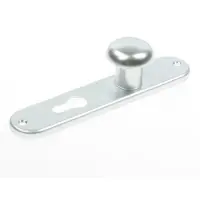 Hoppe Knopkortschild, aluminium 53/273KP, F1 PC55
