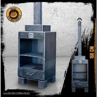 BadBoysBrand Thumbs Up - Tuinhaard - BBB Made in Jail - 168cm - staal - 100% Made in jail