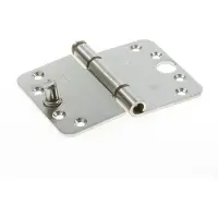 Bsw kogelstiftpaumelle rd 818 roestvaststaal std 89x127x3mm
