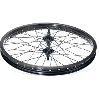 Saltbmx Rookie 20 Voorwiel voorwiel 10 mm, black 2019 BMX wielen