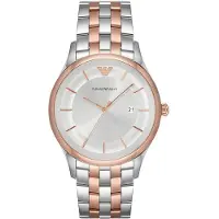Giorgio Armani Emporio AR11044 herenhorloge, roestvrijstalen kast, metalen band