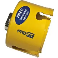 Profitec Gatenzagen, Gatenzaag Multifunctionele zaag-Ø 125 mm Zaagdiepte 52 mm HSS Schachtontwerp zeskantig (125 millimeter)