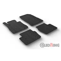 GledRing Rubbermatten Mazda 2 11/2014- (T profiel 4-delig + montageclips) voor o.a. MAZDA