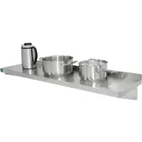Vogue RVS wandplank | 90 x 30 cm
