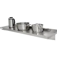 Vogue Stevige RVS Wandplanken | 180 x 30 cm