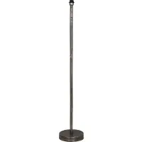 Light & Living Vloerlamp Ø25,5x140 cm UNDAI donker ruw nikkel