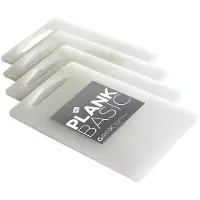 Inno cuisinno snijplanken set BASIC - 25 x 15 cm - 4 stuks - naturel