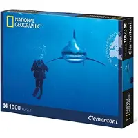 Clementoni National Geographic - Whitetip Shark - 1000 Stukjes Haai