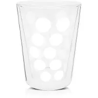 Zak!Designs DotDot theebeker dubbelwandig - 35 cl - wit