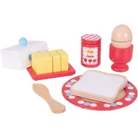 Bigjigs Houten Ontbijtset