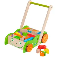 Johntoy Jouco Houten Blokkenwagen Stuk