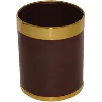 Bolero Prullenbak met goudkleurige rand