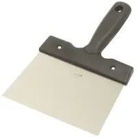 Deglon chocoladetempereerspatel 10x18 cm rvs zwart