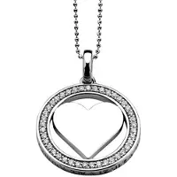Zinzi All You Need is Love - Zilveren Hanger - Hart (LOVEH01)