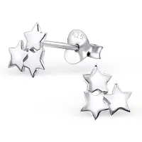 Montebello Oorbellen Adrine - Dames - 925 Zilver - Ster - ?7 mm