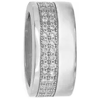 Orphelia ZH-7244 - CHAIN WITH PENDANT ZIRCONIUM - 925 silver - cubic zirkonia - 45 cm