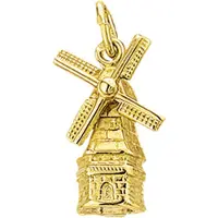 Trendjuwelier huiscollectie 4001711 Gouden bedel Molen
