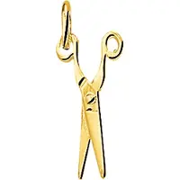 Trendjuwelier huiscollectie 4002185 Gouden bedel Schaar