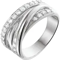 Trendjuwelier huiscollectie 1313393 Zilveren fantasie zirkonia multiring
