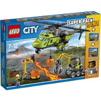Warner Bros. LEGO City Vulkaan 3-in-1 Super Pack (66540)