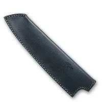 Nesmuk leren messenhouder 21 cm, koksmes, antraciet, LSS1401