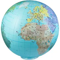 Caly XXL opblaasbare wereldbol