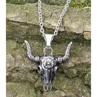 Heaven Eleven - dames ketting - edelstaal ballchain met bull