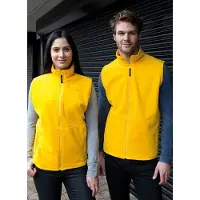 Result Fleece bodywarmer zwart voor volwassenen - Unisex bodywarmer
