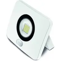 ABC-led 30W LED Schijnwerper Flat PIR Sensor - IP65 3000 Lumen - Koud Wit - Wit