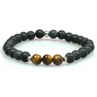 Heaven Eleven heren armband Onyx Tigereye