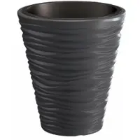 Prosperplast Bloempot Buiten Rond Sand 35cm ANTRACIET Prosperplast