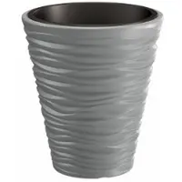Prosperplast Bloempot Buiten Rond Sand 35cm STEENGRIJS Prosperplast
