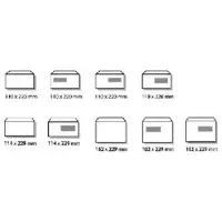 Raadhuis 201040 dienst envelop | gegomd | EA5 | 56 mm x 220 mm | 500 stuks