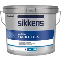 Sikkens Alpha Projecttex | Matte Muurverf 10 LTR - Wit