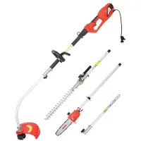 HECHT 690 multitool 3 in 1 230volt 900 watt bosmaaier -heggeschaar-takkenzaag +verlengstuk 50 cm