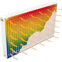 Stelrad Novello ECO paneelradiator 40x180cm type 22 2111watt 4 aansluitingen Staal Wit glans 0292042218