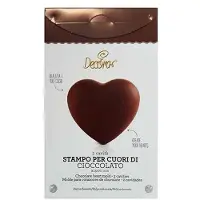 Decora Chocolade mal hart 9 x 10 cm -