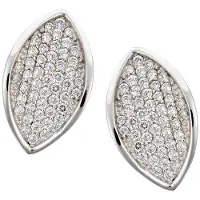 Orphelia Dames 925 Sterling Zilveren Oorbellen - Zilver ZO-5940