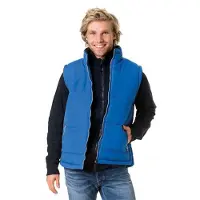 Lemon & soda Basic bodywarmer navy blauw voor heren - winddichte mouwloze sport