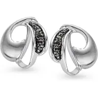 Orphelia Dames 925 Sterling Zilveren Stud Oorbellen - Zilver ZO-5025