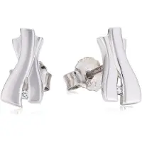 Orphelia Dames 925 Sterling Zilveren Stud Oorbellen - Zilver ZO-5683