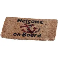 Talamex Welcome On Board Mat Bruin 25 x 50 cm