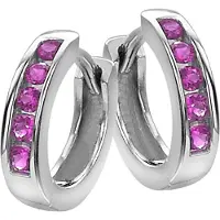 Orphelia ZO-6076/2 - Creool Zilver 925 - Zirconium Roze