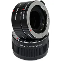 Caruba Tussenringenset voor Olympus Four Thirds Chroom